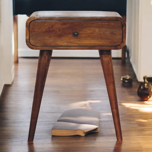 Solid wood nightstand - solid,