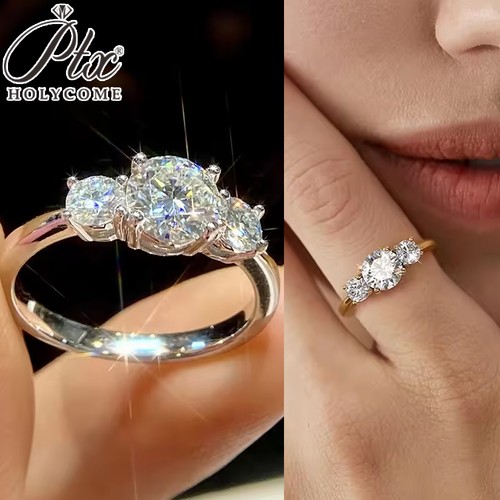 Genuine 1ct moissanite - moissanite, ring