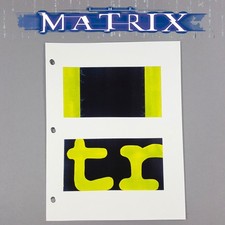 The Matrix - Production Used
