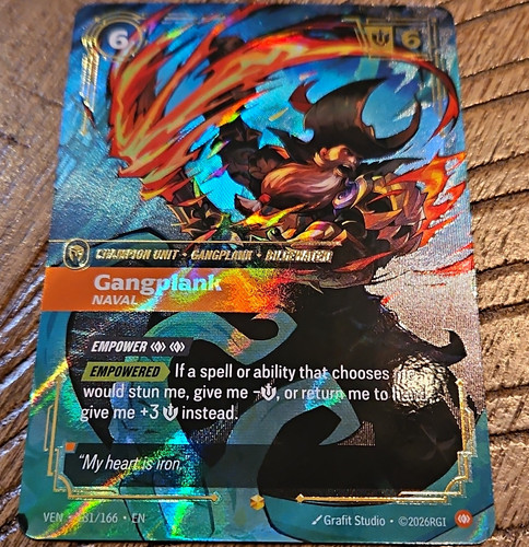 Riot games gangplank foil holo - games,