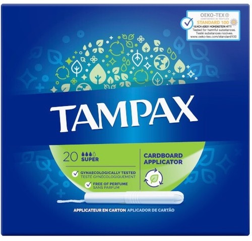 Tampax blue box super - 20s, 1