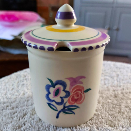Vintage poole pottery lidded - poole,