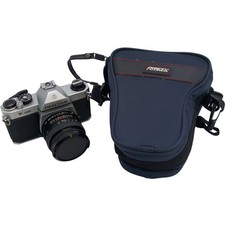 Pentax K1000 35mm Film Camera with Sirius 28mm Lens and Case - Used