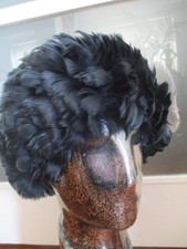 VINTAGE BLACK FEATHER 1960s