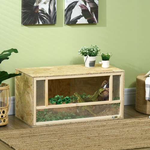 Pawhut 80cm reptile terrarium - reptile,