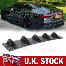 For Audi TT TTS 8J 2006-2014 Rear Bumper Spoiler Diffuser 10-Fins Splitter Lip #