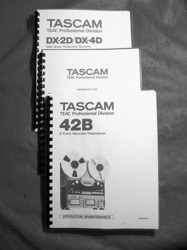 Tascam 42b manuals set - manuals,