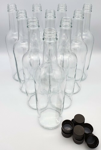 Glass bottles 500ml and screw - 500ml,