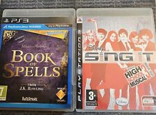 High School Musical 3 Book Of Spells X2 PS3 GAMES BUNDLE.