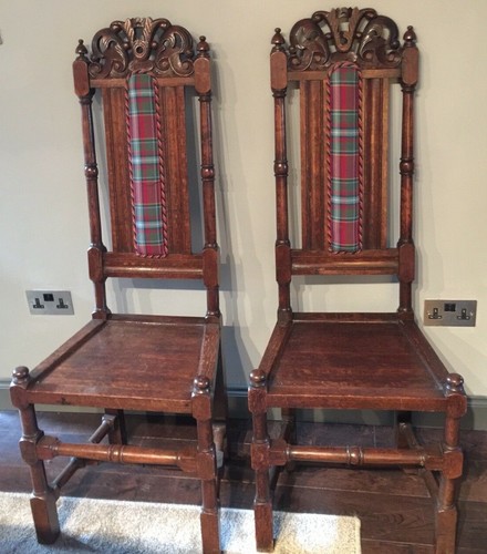 Antique jacobean style oak - jacobean,
