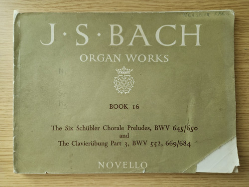 Bach organ works book - j,