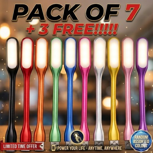 Flexible led usb reading light - led,