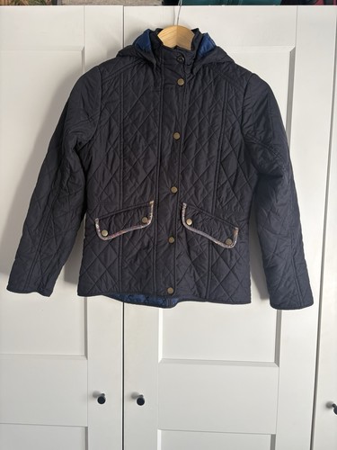 Barbour girls navy quilted - barbour,