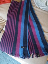Boss scarf. Men's. Long. Blue and Purple