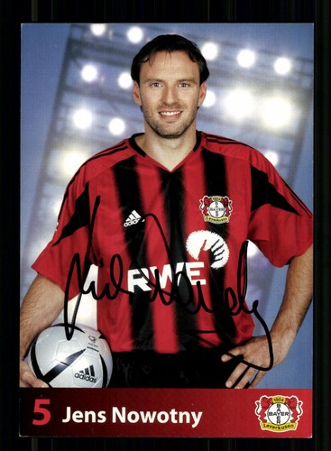 Jens nowotny autograph card - nowotny,