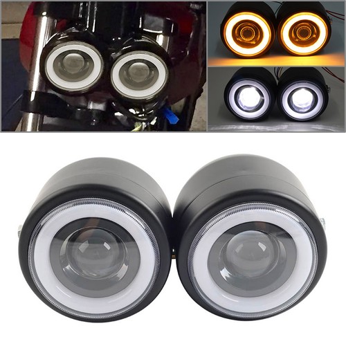 Twin headlight motorcycle - motorcycle, dual