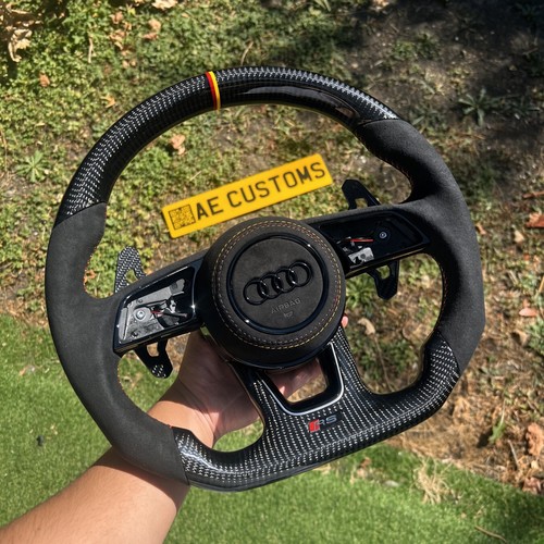 Carbon fiber steering wheel - carbon,