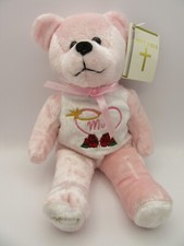 HOLY BIBLE BEAR - THE GOD BLESS MUM - HEART  SERIES - MINT CONDITION - WITH TAGS
