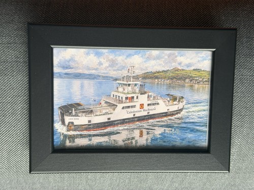 6x4 framed watercolour print - framed,