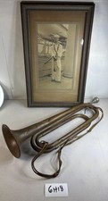 WW1 Bugle Rexcraft Framed