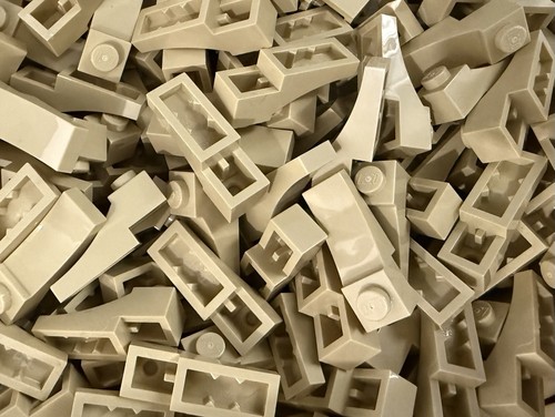 Lego bricks tan half arch - bricks:,