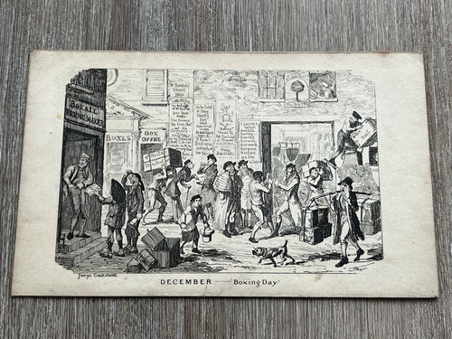1836 george cruikshank print - ,