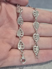 Malcom Gray Ortak Sterling Silver Bracelet 8"