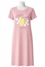 Tu Pink Lemon Print Nightdress