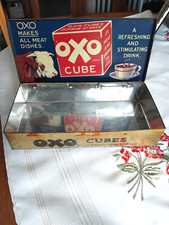 Vintage Large 100 Cube Oxo Tin
