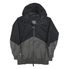 NIKE Mens Black & Grey Zip