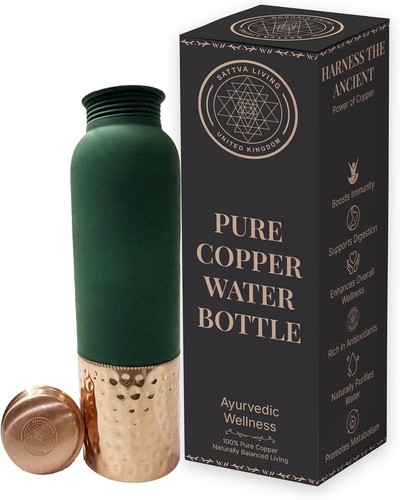Pure copper water bottle - pure,