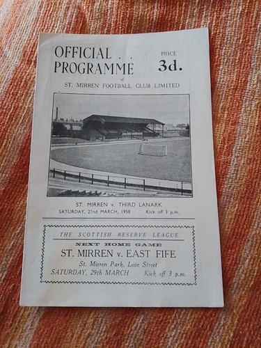 Mirren third lanark - st,