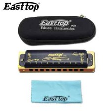 EASTTOP Paddy Diatonic Blues Harmonica key of Paddy 10Hole Harp Mouth Organ Gift