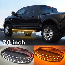2x 70" Running Board Side Step LED Light Strip Bar For Car SUV Pickup JEEP VANS