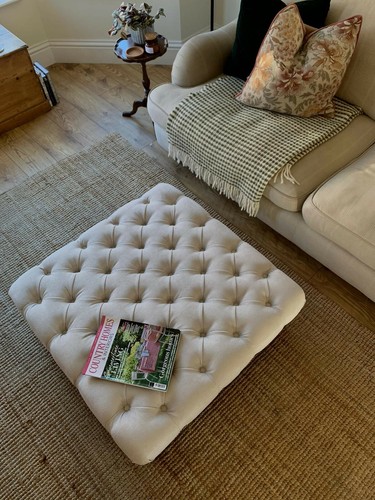 New chestefield footstools - new,