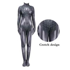 Women Spiderman Superhero Lycra Jumpsuit Halloween Costume with mask