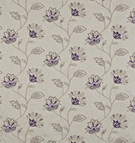 Embroidered curtain fabric - embroidered,