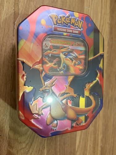 Pokémon mega charizard tin - pokémon,