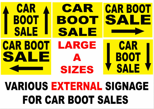 Car boot sale - car, large