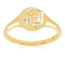 Zodiac Swiss Blue Topaz