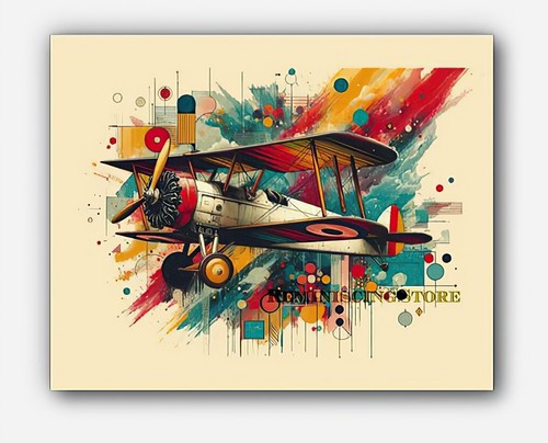 Vintage airplane nieuport - nieuport, 11