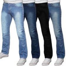 Kruze Mens Jeans Straight Leg