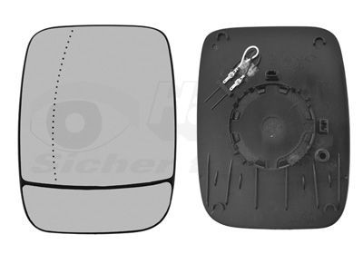 Fits van wezel 3891837 mirror - van,