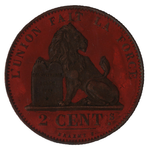 1874 belgium cents coin - 1874, 2