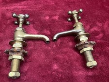 Vintage BRASS Faucet BATH HOT