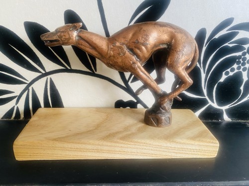 Antique solid bronze - antique, greyhound