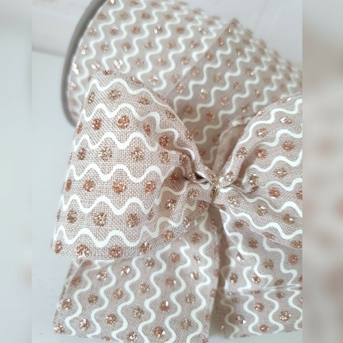 Hessian rose gold white - rose,