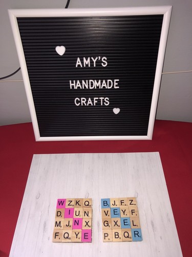 Scrabble letter handmade - letter,