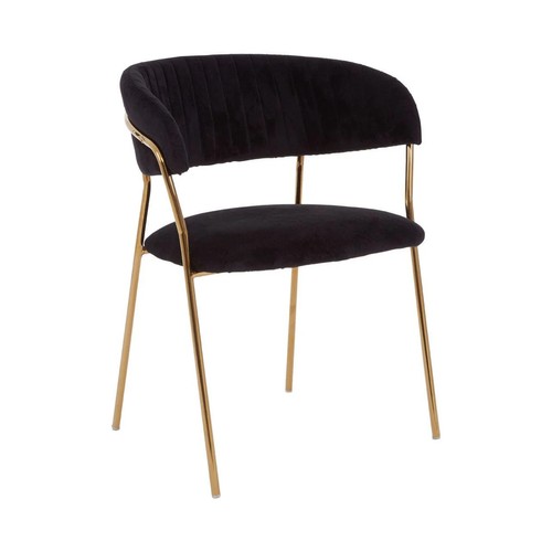New tamzin black velvet dining - tamzin,