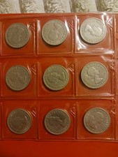 18X 1 Shilling Coins